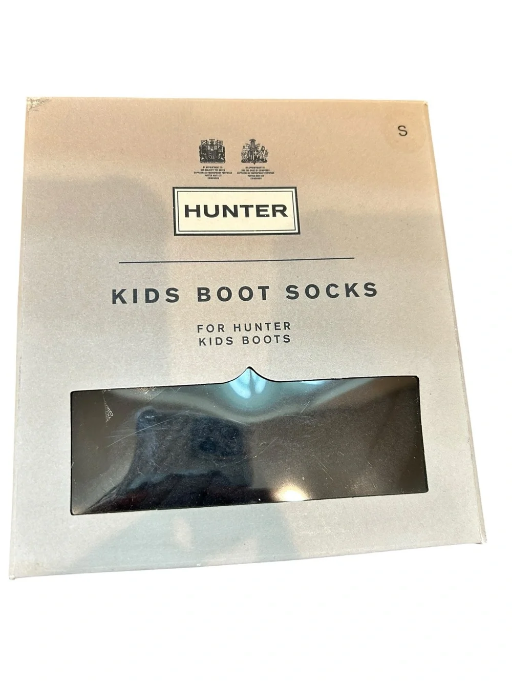 HUNTER Kids Black Boot Socks
